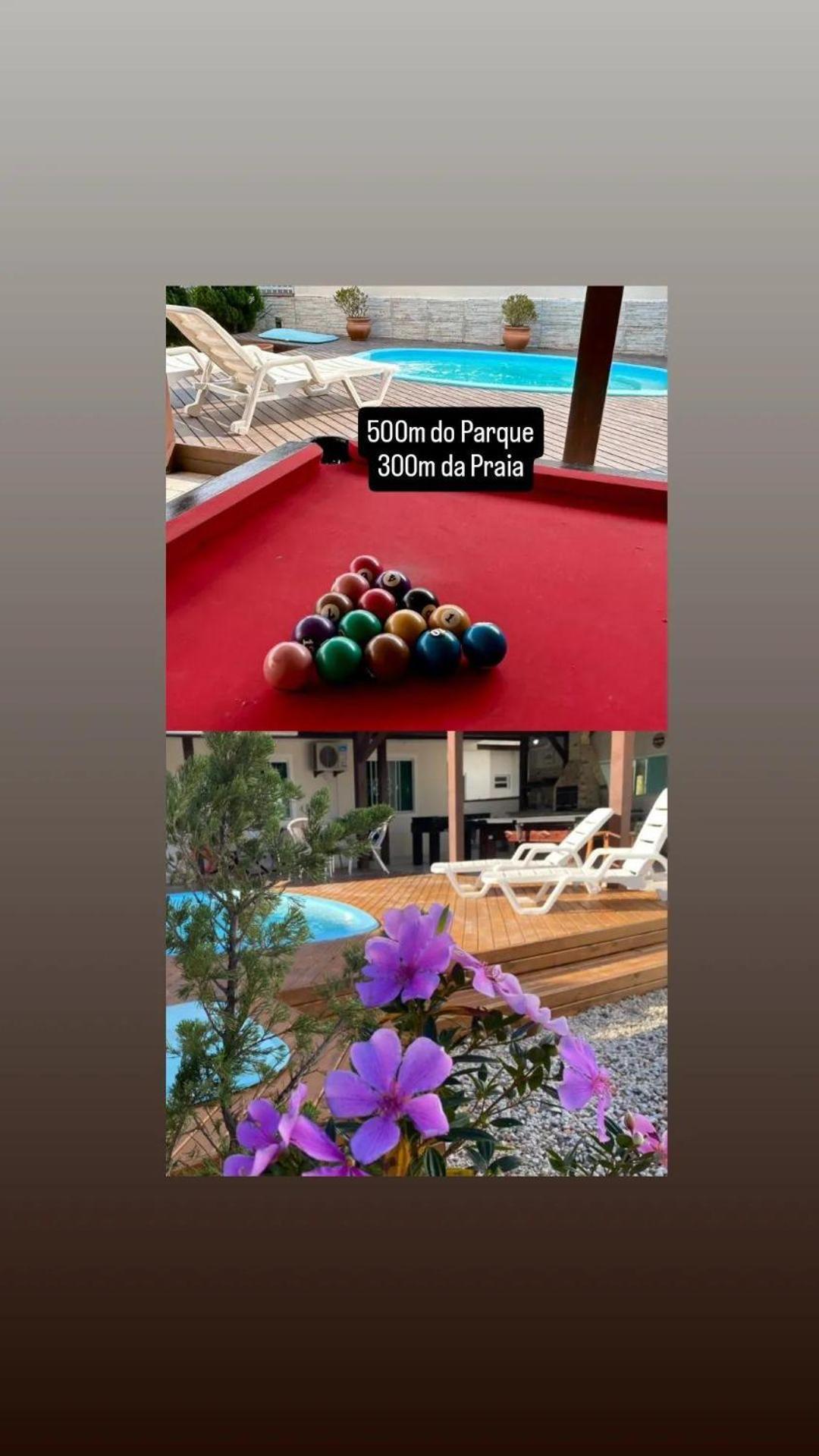 Beto Carrero, CASA DE PRAIA TOP 3Q com Piscina e Area de jogos, com Ar, 3 vagas a 300m da Praia , 600m do Parque Penha (Santa Catarina) Exterior foto
